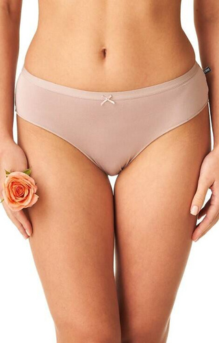 Figi damskie LPC 002 Bamboo Key - beżowe