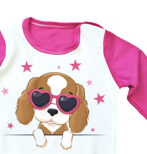 Piżama dziecięca Piesek w okularach Moocha 