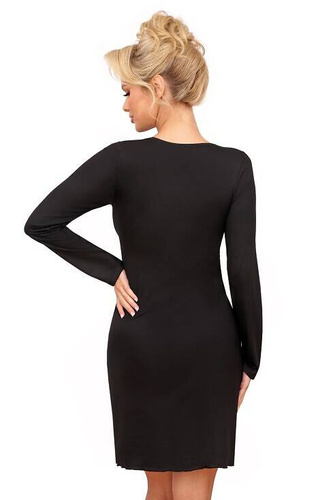 Koszula nocna Silvana Long Donna - czarna 
