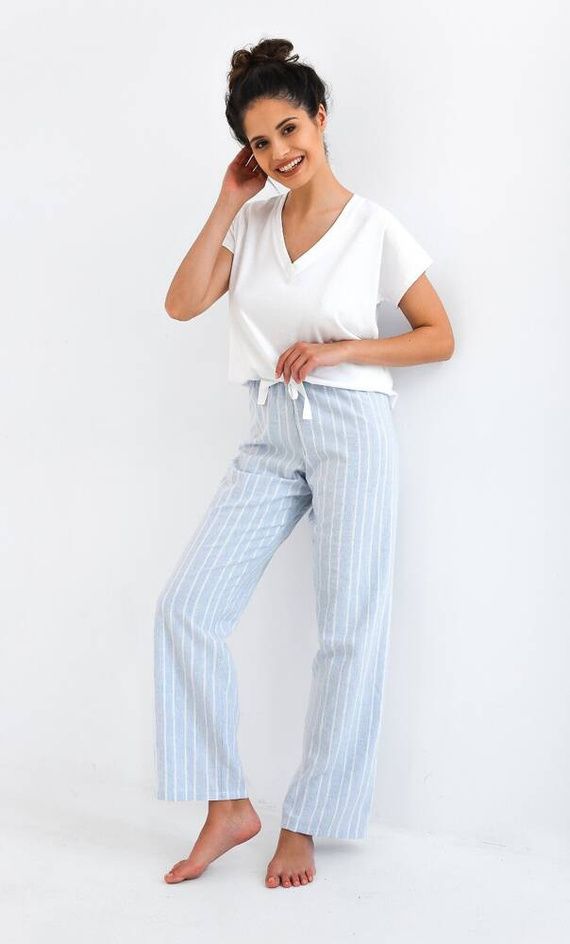 Piżama damska Irene Sensis - perłowy