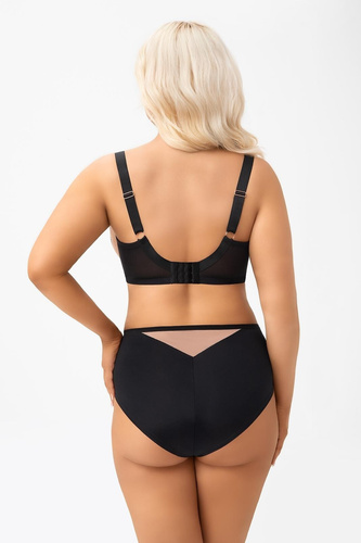 Biustonosz soft G 001 Lexi Gorsenia – elegancki biustonosz dla dużego biustu, koronkowy, z fiszbinami i regulowanymi ramiączkami