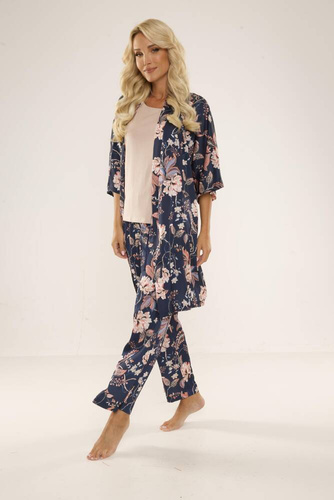 Piżama damska 722 Lurdes De Lafense - granat