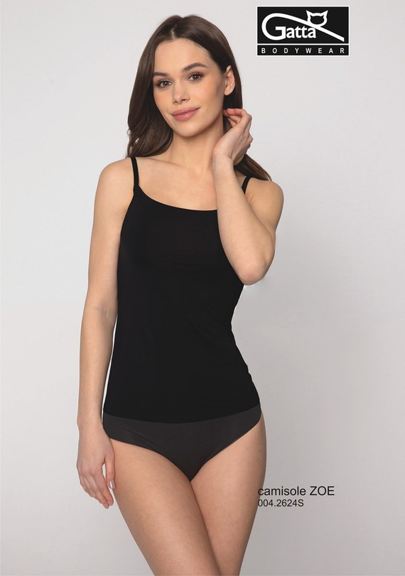 2624S ZOE Camisole Koszulka damska Gatta czarny