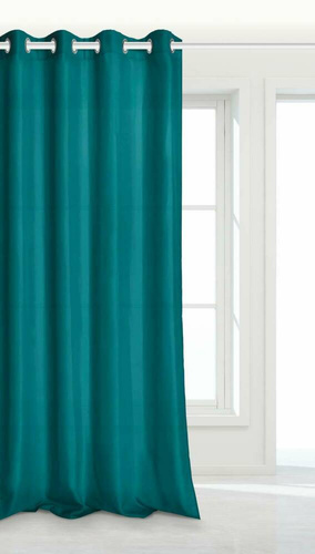 Zasłona gotowa na przelotkach Viva do salonu Spod Igły i Nitki srebrny