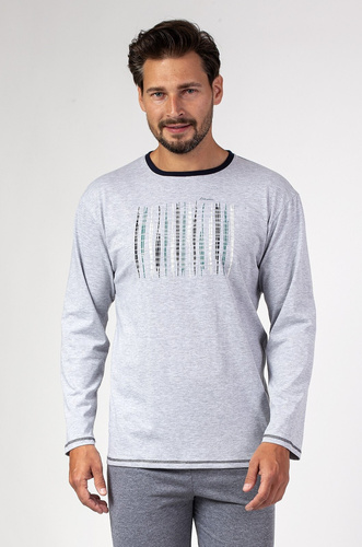 Piżama męska 472 Regina szary