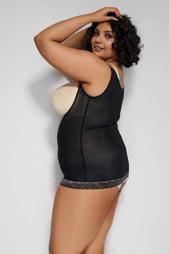 Koszulka modelująca Glam Top Mitex czarny