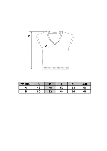 T-shirt damski BD900-521 Moraj - malinowy