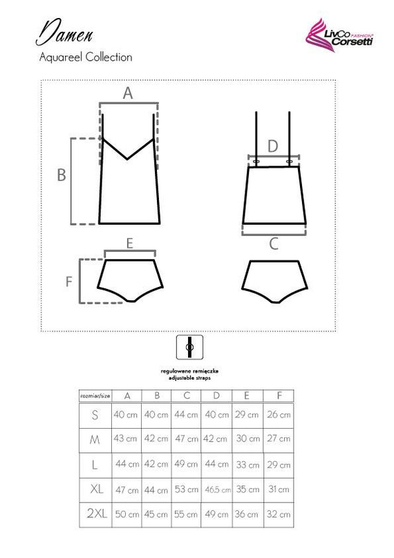 Komplet damski Damen LivCo Corsetti Fashion