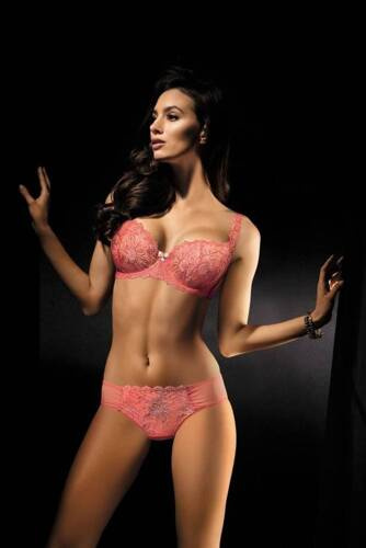 Biustonosz miękki soft LV-S20 Romance Le Vernis - koral