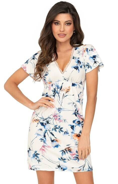 Koszula nocna Astrid Donna - ecru