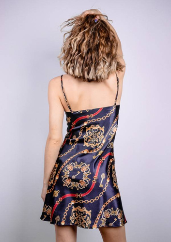 Halka satynowa DK-HK DKaren czarny 14 