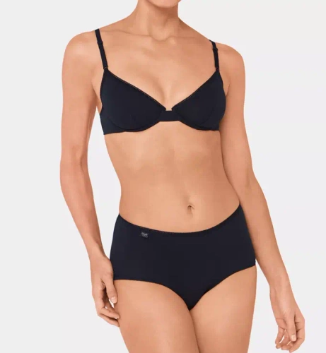 Figi Damskie 24/7 Cotton Midi Sloggi- czarny