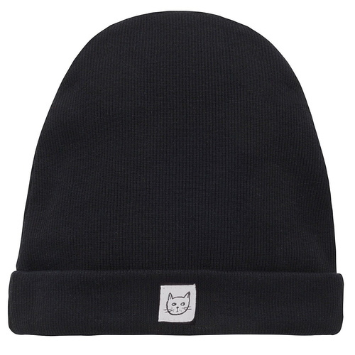 Czapka prążkowana Tres Bien Pinokio - czarny