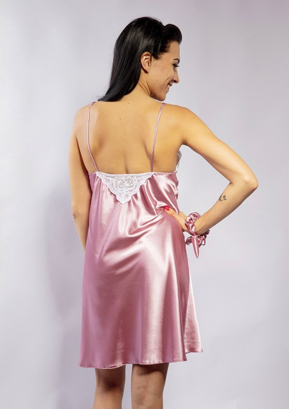 Halka satynowa Luna DKaren - wrzos