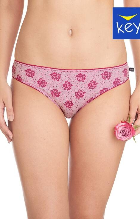 Figi damskie LPR 580 A22 A'2  2-pak Key granatowy-bordowy