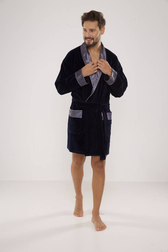 772 Bonjour szlafrok męski forex - granat