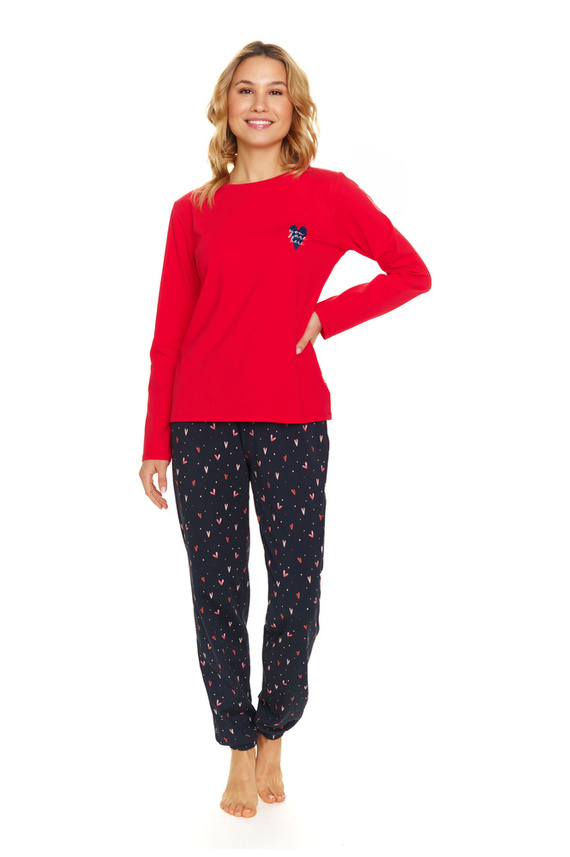 PM.7130 Piżama Damska Doctor Nap - hearts