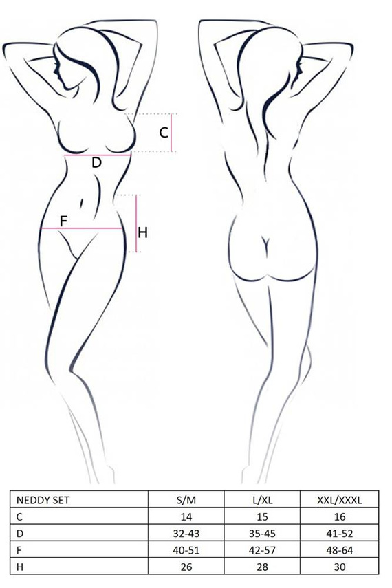 Komplet Neddy Set Passion czarny