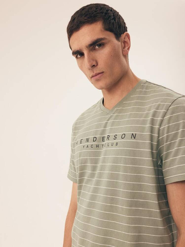 Piżama Męska 42635 Premium Henderson - zielony