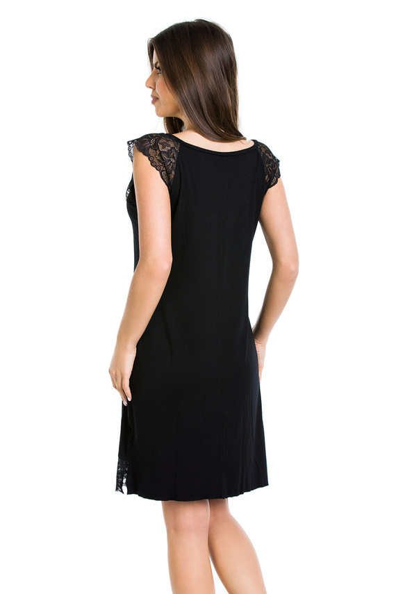 Koszula nocna 05074 Aurelia Mediolano czarny