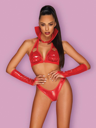 Komplet Vampines Obsessive czerwony 