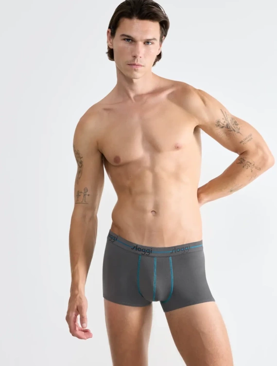 Bokserki męskie Men Start Hipster C2P box Sloggi - Brown - Light Combination