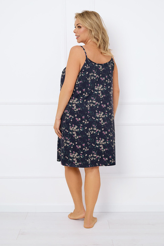 Koszula do karmienia, wąskie ramiączko Almi Italian Fashion - druk