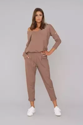 Komplet Damski Karina Italian Fashion - karmelowy