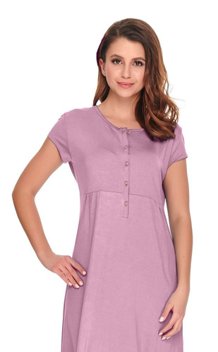 Koszula Nocna ciążowa i do karmienia 9941 Doctor Nap - flamingo