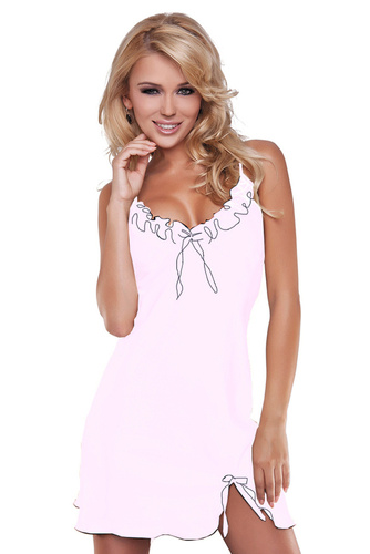 Gabi Halka satynowa koszulka damska DKaren - róż