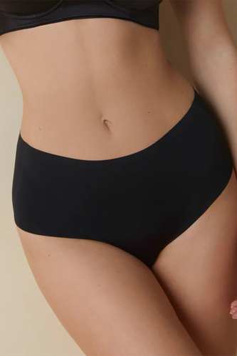 Figi Selene Maxi Braga 503 czarne   – bezszwowe z wysokim stanem, wygodne i dopasowane