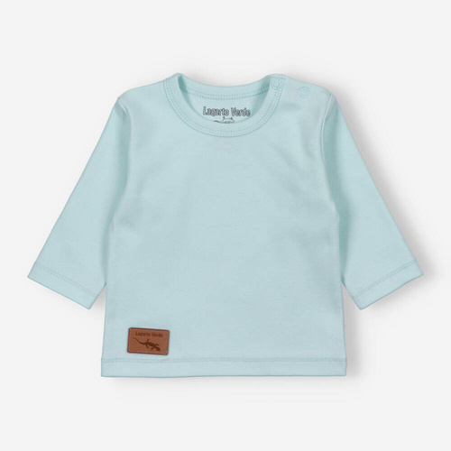 Bluzka gładka Lagarto Verde - niebieski