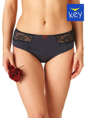 Figi damskie LPC 612 2-pak Key bordowy grafitowy