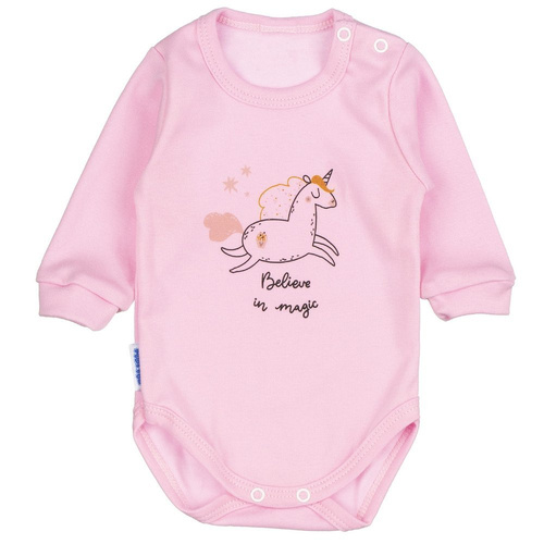 Body niemowlęce długi rękaw Gruszka Martex biały