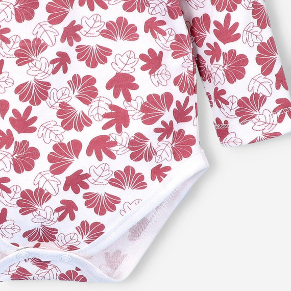 Body dla dziewczynki z bawełny organicznej Wesoła Panda Nini