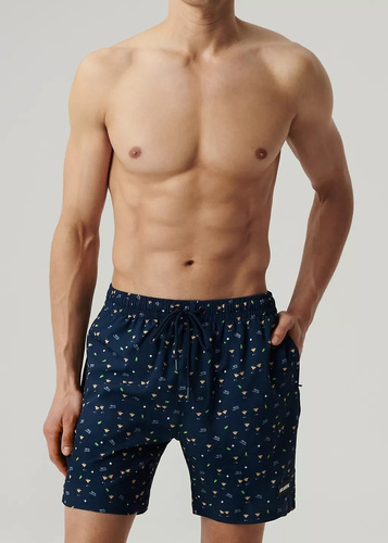 Szoty kąpielowe męskie KMB-221 Atlantic- granatowy