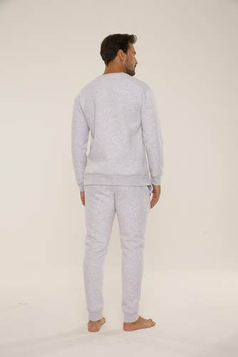 Bluza męska dresowa 813 Indigo Forex - jasny melanż