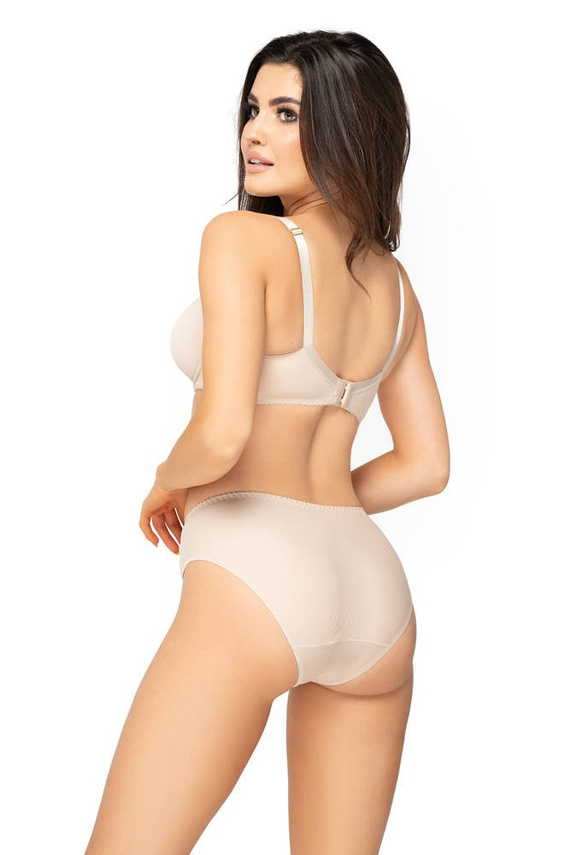 Półusztywniany biustonosz do karmienia Mama Claudia Light Beige Benefit beżowy