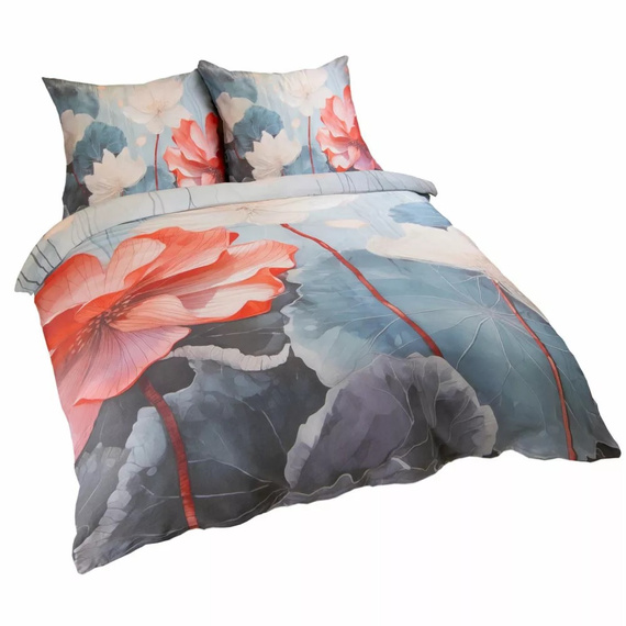 Pościel satynowa kwiaty 12406 Darymex satynlove premium