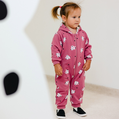 Pajac z kapturem kombinezon Dogs & Spots Eevi