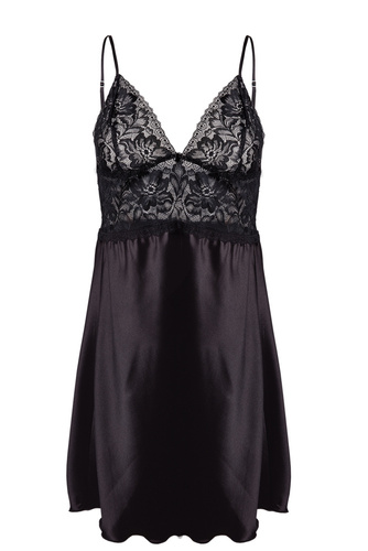 Halka satynowa Maddi DKaren - czarny