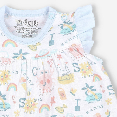Rampers bawełniany Sunny Nini druk 
