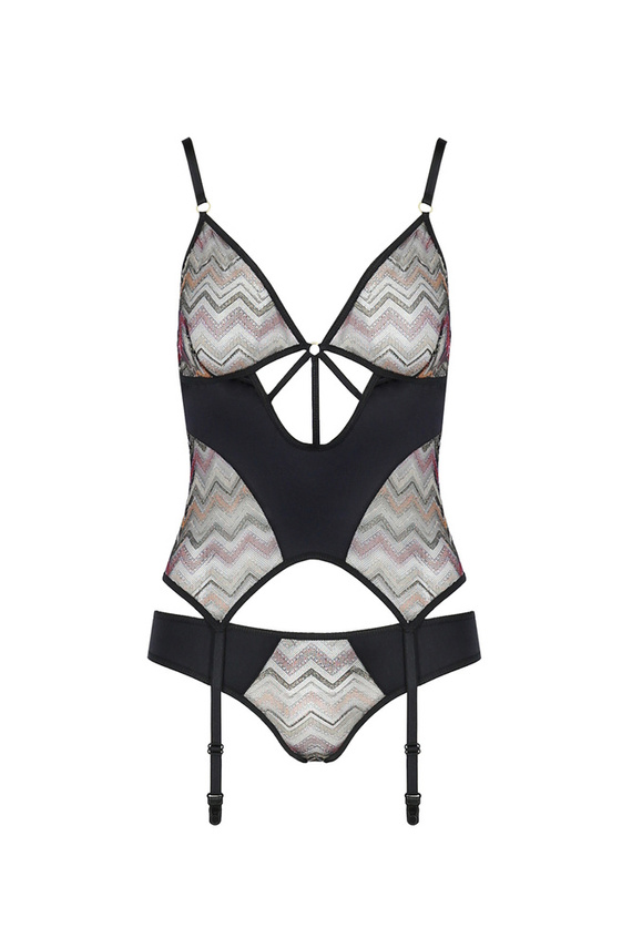 Gorset damski Lagerta Corset Casmir czarny