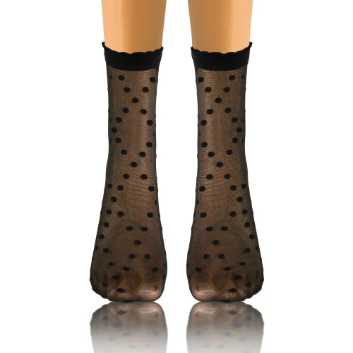 Skarpetki damskie Sesto Senso wzór 08 kropki