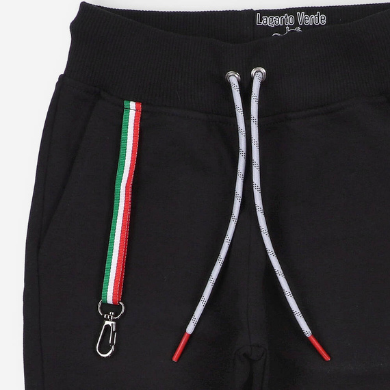 Lagarto Verde Spodnie dresowe dla chłopca- czarny