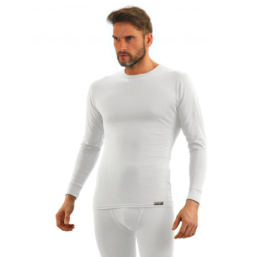 123 Koszulka z długim rękawem Sesto Senso- biały