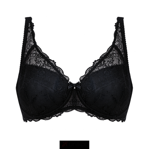 Angelika FULL CUP Biustonosz Usztywniany Unikat - czarny