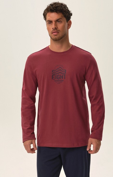 Piżama Męska 41903 Jetson Henderson - bordo