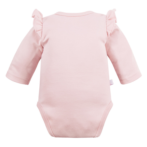 Body z długim rękawem Dogs & Spots Eevi- różowe