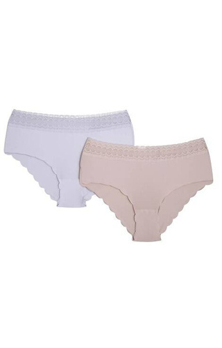 Figi damskie 2-pak 42826 Polly 2 Henderson - fiolet-beż 